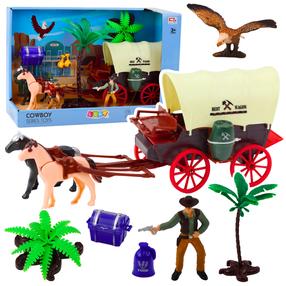Figūrėlių rinkinys, su priedais Lean Toys Cowboy, įvairių spalvų