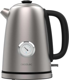 Elektrinis virdulys Cecotec Thermosense 620 Vintage, 1.7 l, sidabro sp./juoda sp.