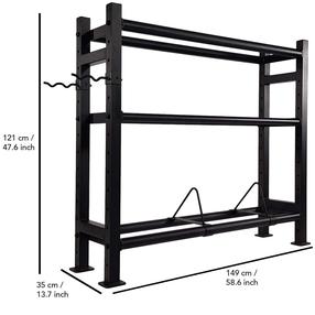 Svaru statīvs Tunturi Pull-Up Grips, 56 kg