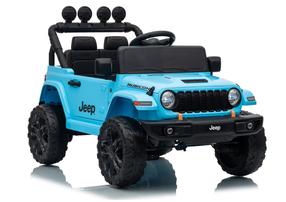 Bērnu elektroauto Lean Cars Jeep Rubicon DK-JWR558 24V, gaiši zila krās.