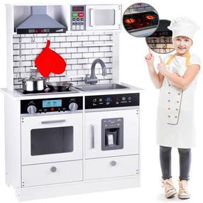 Rotaļu virtuve Kitchen Set ZA3717, balta krās.