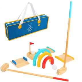 Medinis golfo rinkinys Tooky Toy dviems