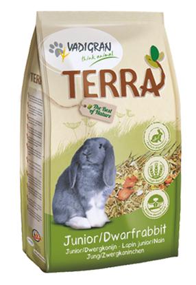 Maistas graužikams Vadigran Terra Juniror & Dwarfrabbit, triušiams, 1 kg