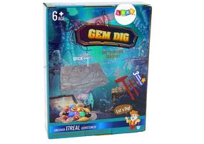 Arheologa komplekts Lean Toys Gem Dig 12784, daudzkrāsaina