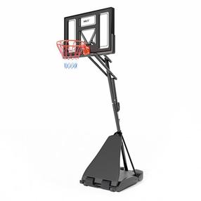 Basketbola statīvs ar bortu un grozu Nils ZDK520, 307 - 367 cm x 110 cm
