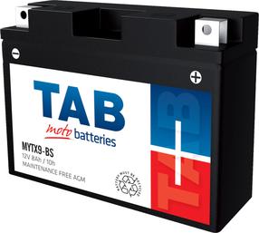 Motocikla akumulators TAB, 12 V, 8 Ah, 120 A