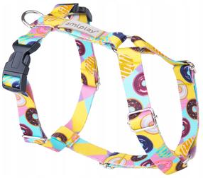 Regulējamas krūšu siksnas Amiplay Be Happy, daudzkrāsaina, 260 - 350 mm x 15 mm, 26-35