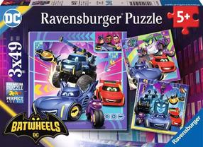 Dėlionė Ravensburger Batwheels 01056, 17.8 cm x 17.8 cm, 147 vnt., įvairių spalvų