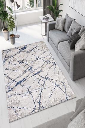 Kiliminis takas Conceptum Hypnose W1063, mėlyna sp./balta sp., 200 cm x 100 cm