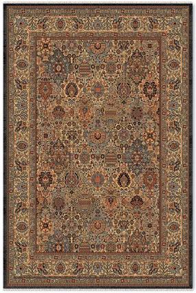 Kilimas vidaus Antique, bordo sp./mėlyna sp., 145 cm x 80 cm