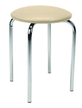 Taburetė Chico V18, kreminė, 41 cm x 41 cm x 47.5 cm