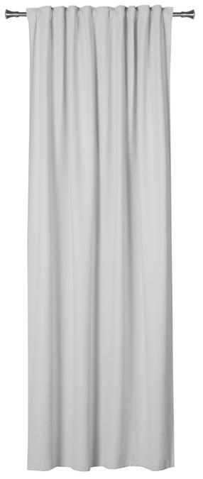Naktinė užuolaida Domoletti MILA, šviesiai pilka sp., 140 cm x 260 cm