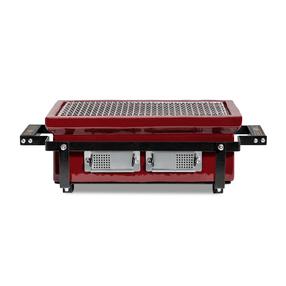 Grils Kamado Bono HIBACHI EVO SQUARE, sarkana krās., 40 cm