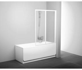 Vonios sienelė Ravak VS2 105, 104.5 cm x 140 cm, balta sp./skaidrus
