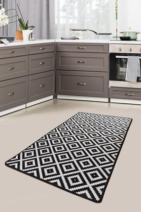 Paklājs Conceptum Hypnose Black White 882CHL1653, balta krās./melna krās., 190 cm x 140 cm