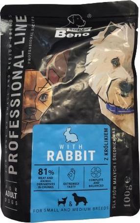 Šlapias šunų maistas Super Benek Professional, 0.1 kg