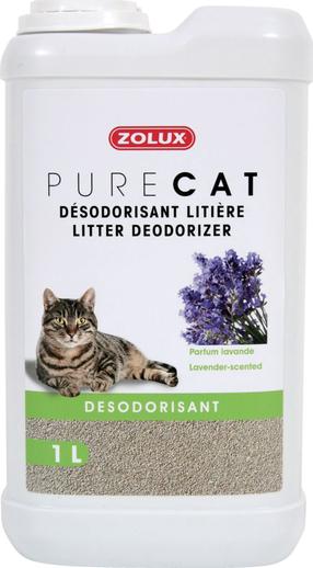 Atsvaidzinātājs Zolux PureCat Lavender, 1 l, sepiolīts/aromāts, Daudzkrāsaina