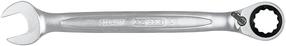 Ключ KsTools Gear+ Combination Ratcheting, 237 мм, 18 мм
