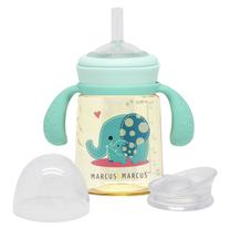 Vaikiška gertuvė Marcus & Marcus PPSU Transition Trainer Bottle Ollie, 180 ml, 6+ mėn., 6.5 cm, plastikas, mėlyna sp.