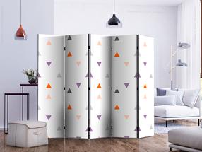 Širma Artgeist Triangles Rain II Paraventtc0396, įvairių spalvų, 225 cm x 172 cm