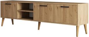 TV staliukas Kalune Design Exxen 1587, ąžuolo sp., 35 cm x 180 cm x 53 cm