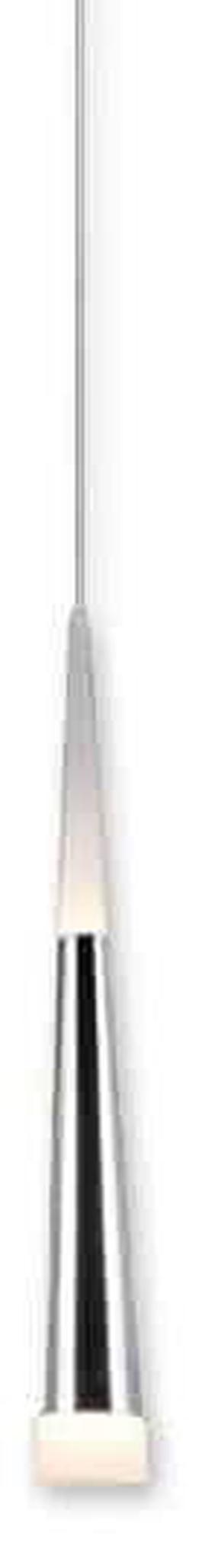 Šviestuvas kabinamas AZzardo Brina 1 AZ0932, LED, 3000 °K, 1 x 7 W, balta sp./chromo sp. / chromo sp.