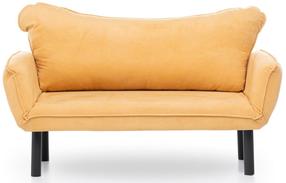 Sofa-lova Hanah Home Chatto Mustard, geltona sp., 140 x 65 cm x 70 cm