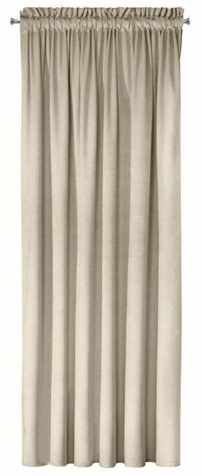 Naktinė užuolaida Design 91 Rosa, šviesiai smėlinė, 140 cm x 270 cm