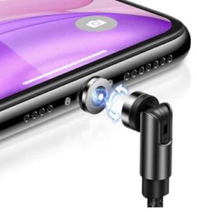 Провод Usams SJ472, Apple Lightning, 100 см, черный цв.