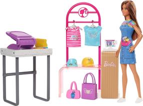 Кукла Mattel Barbie Barbie Make & Sell Boutique HKT78, 29 см, многоцветный