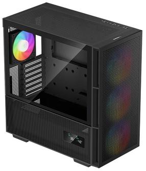 Arvuti korpus Deepcool CH560 Digital, läbipaistev v./must v.