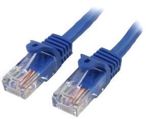 Kabelis StarTech Cat5e 45PAT2MBL RJ-45, RJ-45, 2 m, mėlyna sp.