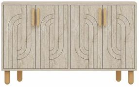 Консольный стол Kalune Design Rodney, travertine цв., 29.6 см x 120 см x 73.6 см