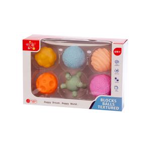 Rotaļlieta Blocks Balls Textured