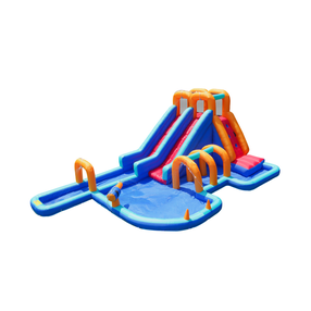 Täispuhutav batuut 4IQ Jumping Lagoon, 580 cm x 355 cm, mitmevärviline
