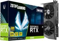 Vaizdo plokštė Zotac GeForce RTX 3060 Twin Edge, 12 GB, GDDR6