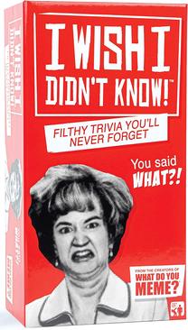 Stalo žaidimas Spilbræt I Wish I Didn't Know!, EN
