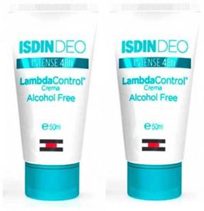 Ķermeņa dezodorants Isdin Lambda Control Intense, 100 ml, 2 gab.