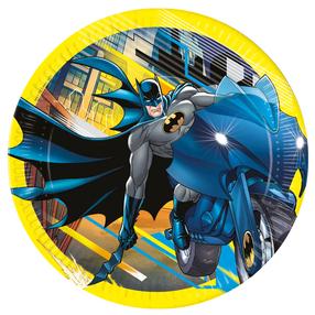 Vienreizējās lietošanas šķīvis GoDan Batman 488019, Ø 23 cm, 8 gab.