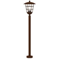 Pastatomas lauko šviestuvas Eglo Pulfero, 60W, E27, IP44, ruda sp., 22 cm x 102 cm