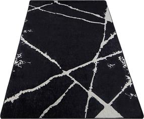 Paklāja celiņš Conceptum Hypnose Broken 286CHL6566, balta krās./melna krās., 200 cm x 150 cm
