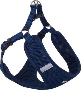 Reguliuojamos petnešos šunims Nobby Mesh Reflect, tamsiai mėlyna (navy) sp., 410 - 460 mm, XS