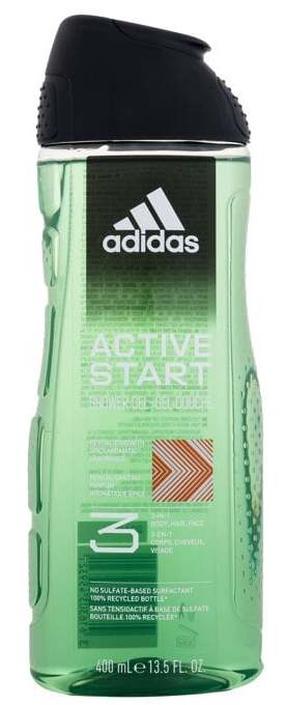 Ķermeņa mazgāšanas želeja vīriešiem Adidas Active Start, 400 ml