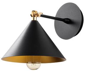 Lampa sienas Opviq Berceste 185BLACK-A 521SHN2152, E27, 1 x 40 W, melna krās. / melna krās.