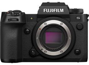Sistēmas fotoaparāts Fujifilm X-H2S, melna krās.