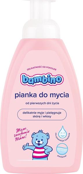 Vaikiškos prausimosi putos Bambino, 500 ml
