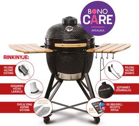 Grilis Kamado Bono Media, juoda sp., 52 cm
