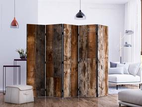 Širma Artgeist Antique Wood II, įvairių spalvų, 225 cm x 172 cm