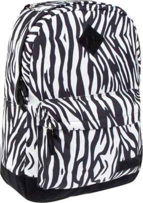 Mokyklinė kuprinė Starpak Zebra, balta sp./juoda sp., 42 cm x 32 cm x 19 cm