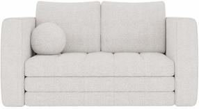 Sofa-lova Kastol Bouclé, balta sp., 71 x 137 cm x 74 cm